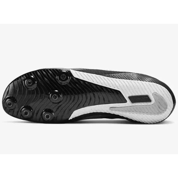 NIKE Black Zoom Rival Sprint Track Spikes Shoes DC8753 New Fast Ship Mens 12 - Picture 4 of 15
